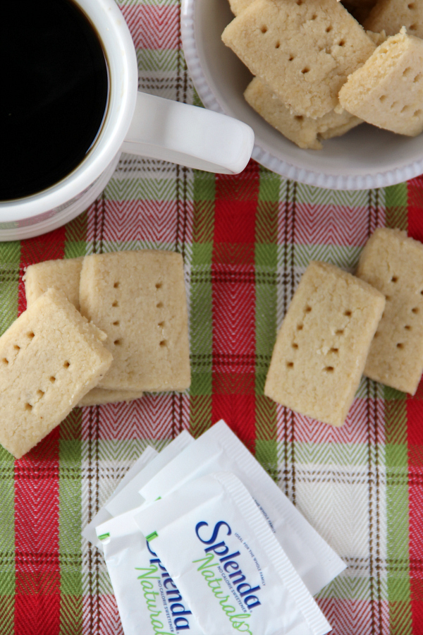 These gluten free Almond Shortbread Cookies are tender and perfect with a cup of coffee.