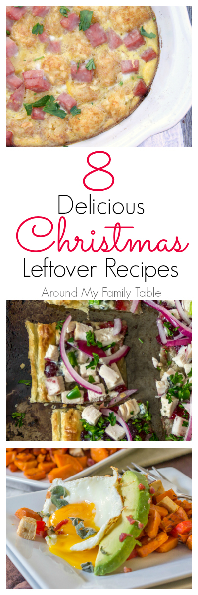 I always make way too much food for our Christmas Supper, so I get creative with my leftovers. These are my family's favorite Christmas Leftover Recipes and they are always requested over and over again