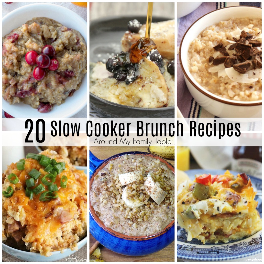 20 Slow Cooker Brunch Recipes - Around My Family Table