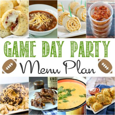 Game Day Menu Plan