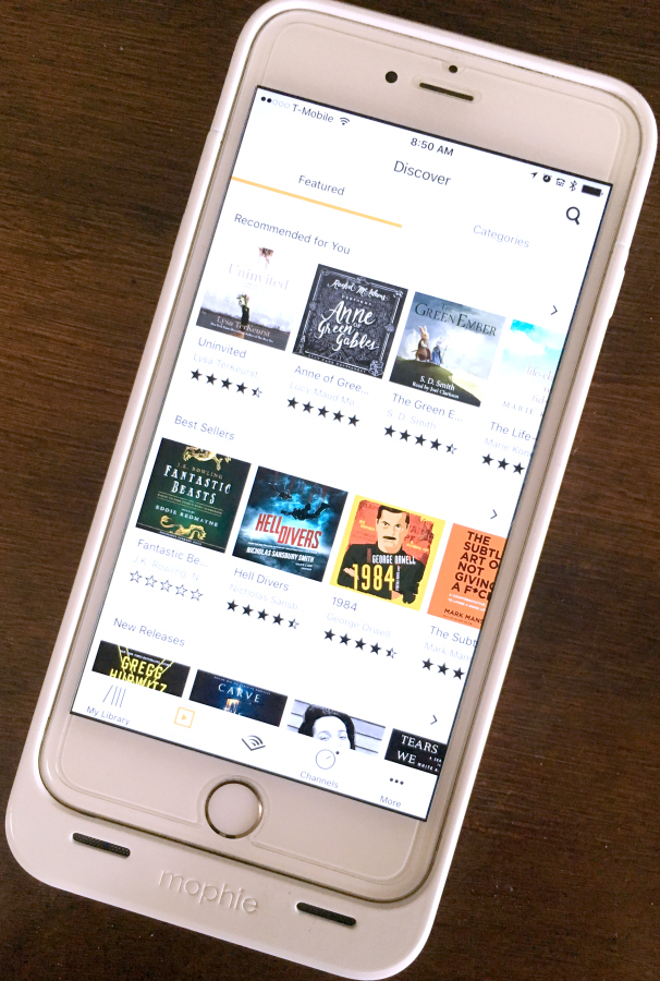 audible audiobooks on iPhone