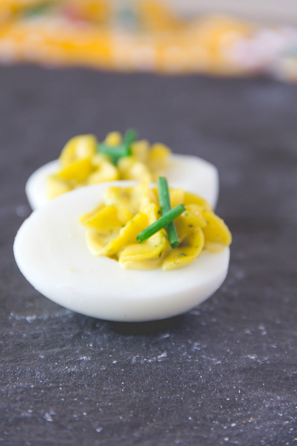 Add these Ranch Deviled Eggs to your holiday spread. Your family will thank you! They are filled with all the flavors you love plus a hint of ranch seasoning.