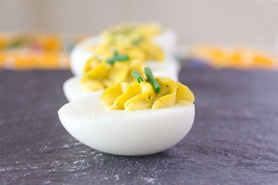 Add these Ranch Deviled Eggs to your holiday spread. Your family will thank you! They are filled with all the flavors you love plus a hint of ranch seasoning.