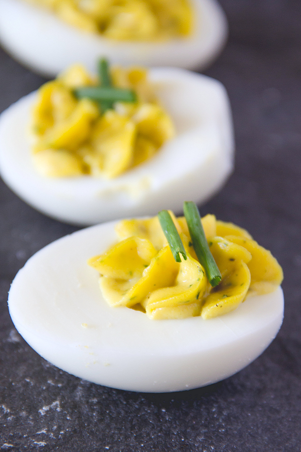 Add these Ranch Deviled Eggs to your holiday spread. Your family will thank you! They are filled with all the flavors you love plus a hint of ranch seasoning.
