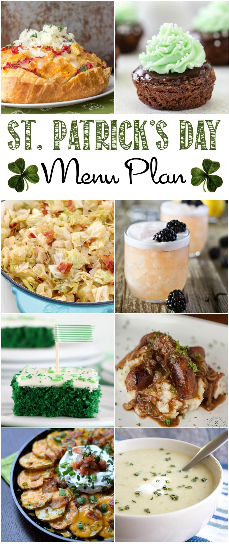I've got everything you need for the perfect St. Patrick's Day Menu from appetizers to desserts....you'll be feelin' the luck of the Irish for sure.