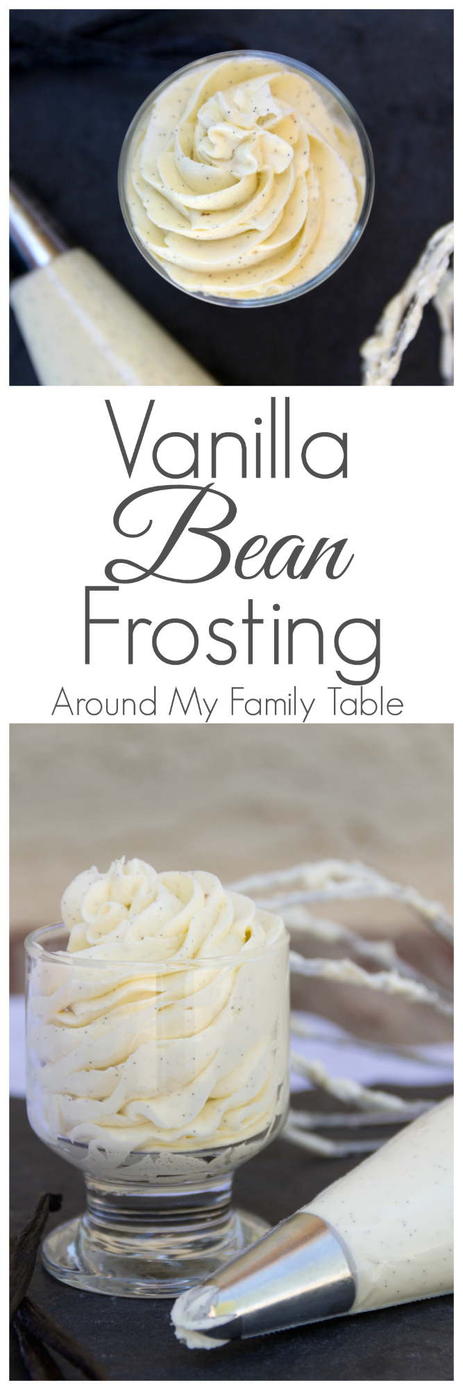 Seven Minute Vanilla Bean Icing, CraftyBaking