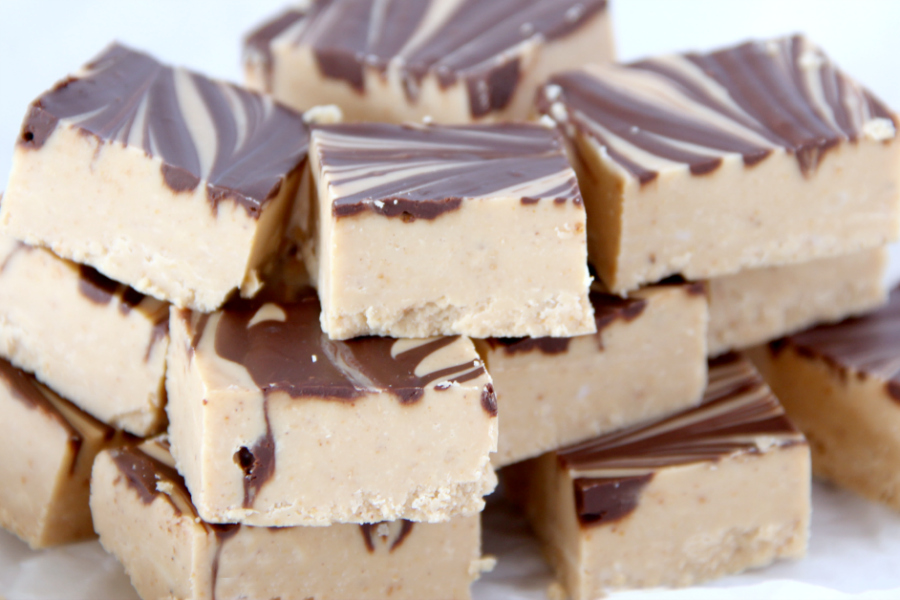 All you need is 3 ingredients to make this addictive Tiger Butter Fudge. It's the perfect blend of peanut butter and chocolate.