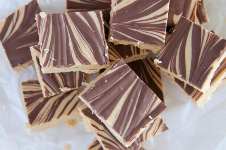 All you need are 3 ingredients to make this addictive Tiger Butter Fudge. It's the perfect blend of peanut butter and chocolate.