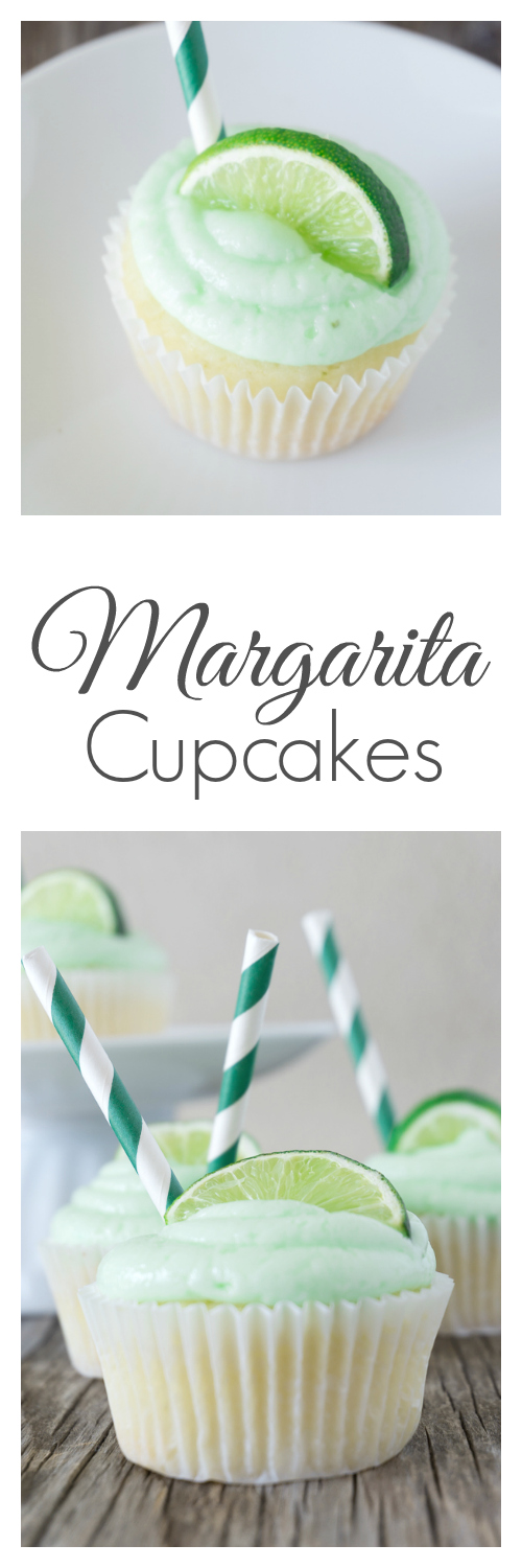 Fresh lime juice, a splash of tequila, and a pinch of salt make these Margarita Cupcakes irresistible.