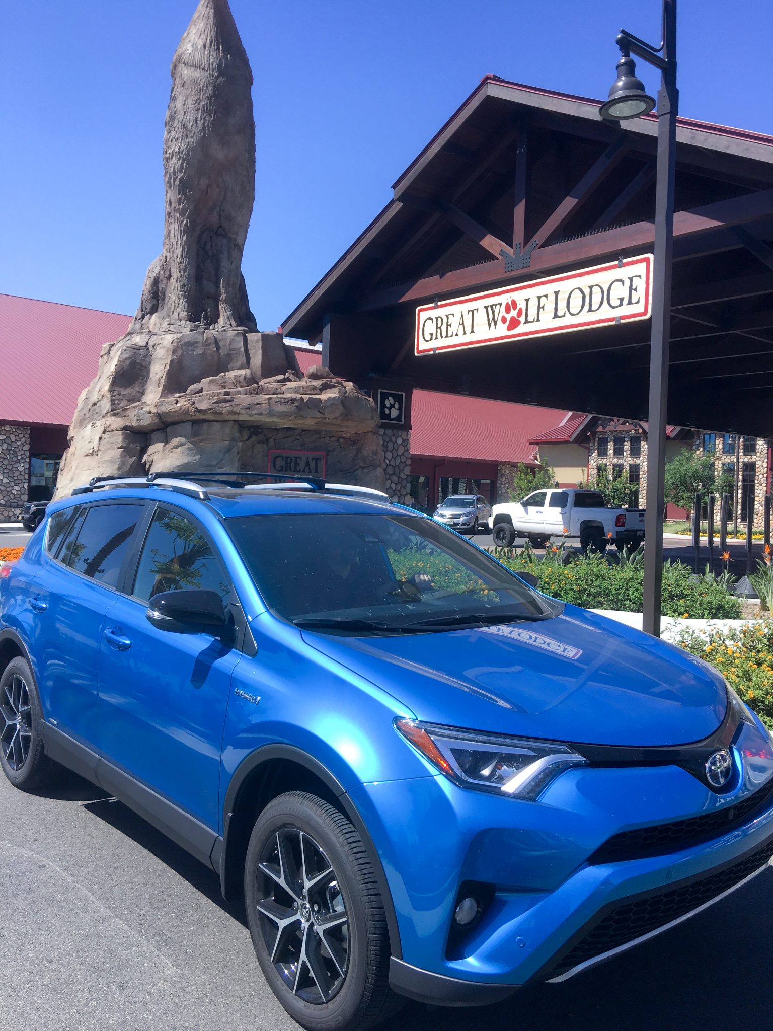 The Toyota RAV4 Hybrid is perfect for family vacations!