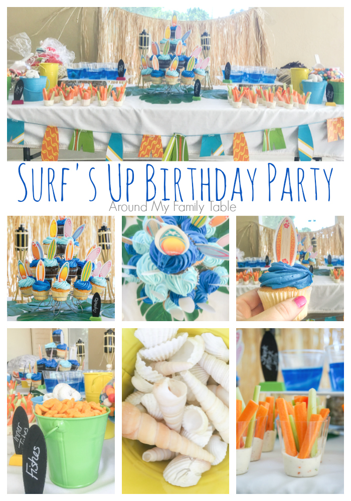 Surf's Up Birthday Party...simple and fun surfing party ideas!