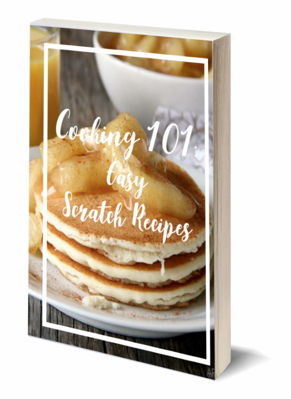 Wish you could make some basic recipes from scratch? My Cooking 101: Easy Scratch Recipes eBook is filled with my favorite recipes that everyone should know how to make from scratch! They are simple enough for beginners and use regular grocery store ingredients!