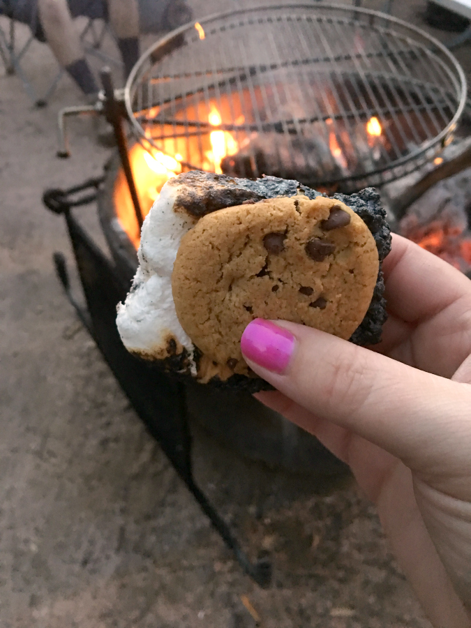 No need to skip the campfire tradition of making s'mores on your next campout. These Gluten Free S'mores are so delicious and even easier than traditional s'mores, but just as satisfying.