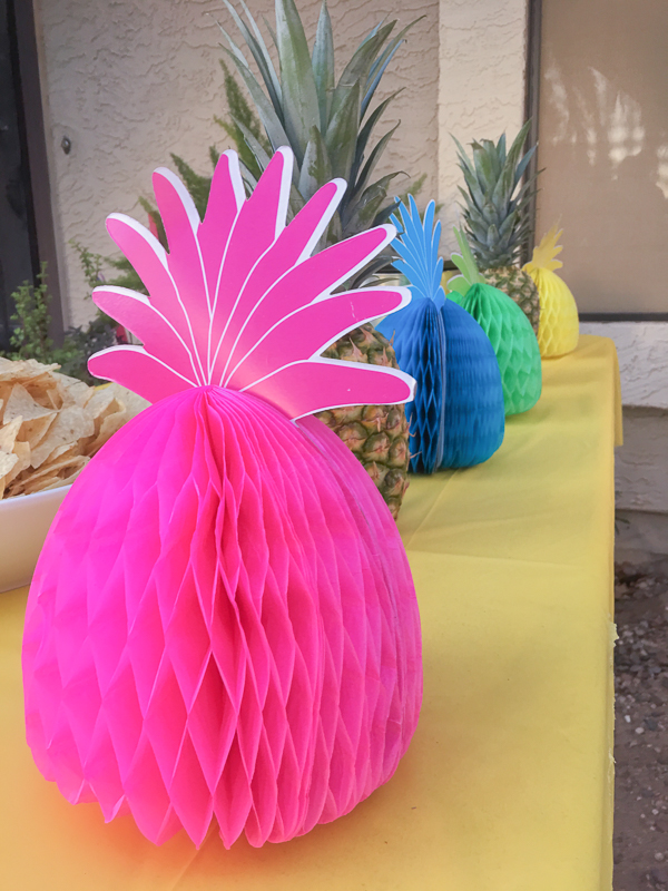 This Summertime Pineapple Party is such a fun, simple party idea & a perfect way to kickoff summer.