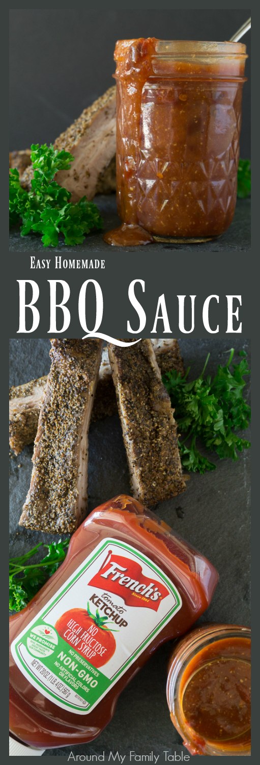 Summertime means it's time for all things BBQ. My Easy Homemade BBQ Sauce is simple, delicious, and a family favorite all summer long.