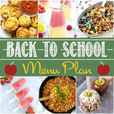 Back to School Party Menu