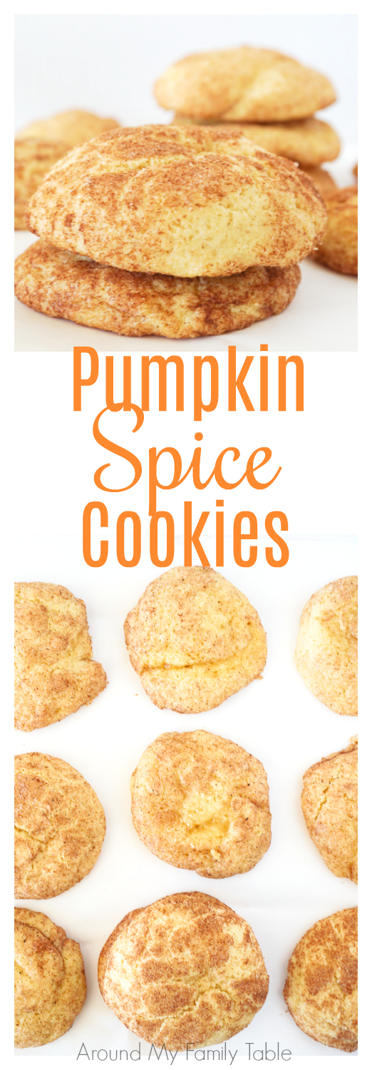 Add this Pumpkin Spice Cookie Recipe to your holiday plans now!  They are soft and delicious and get a hit of flavor from the extra cinnamon and sugar.