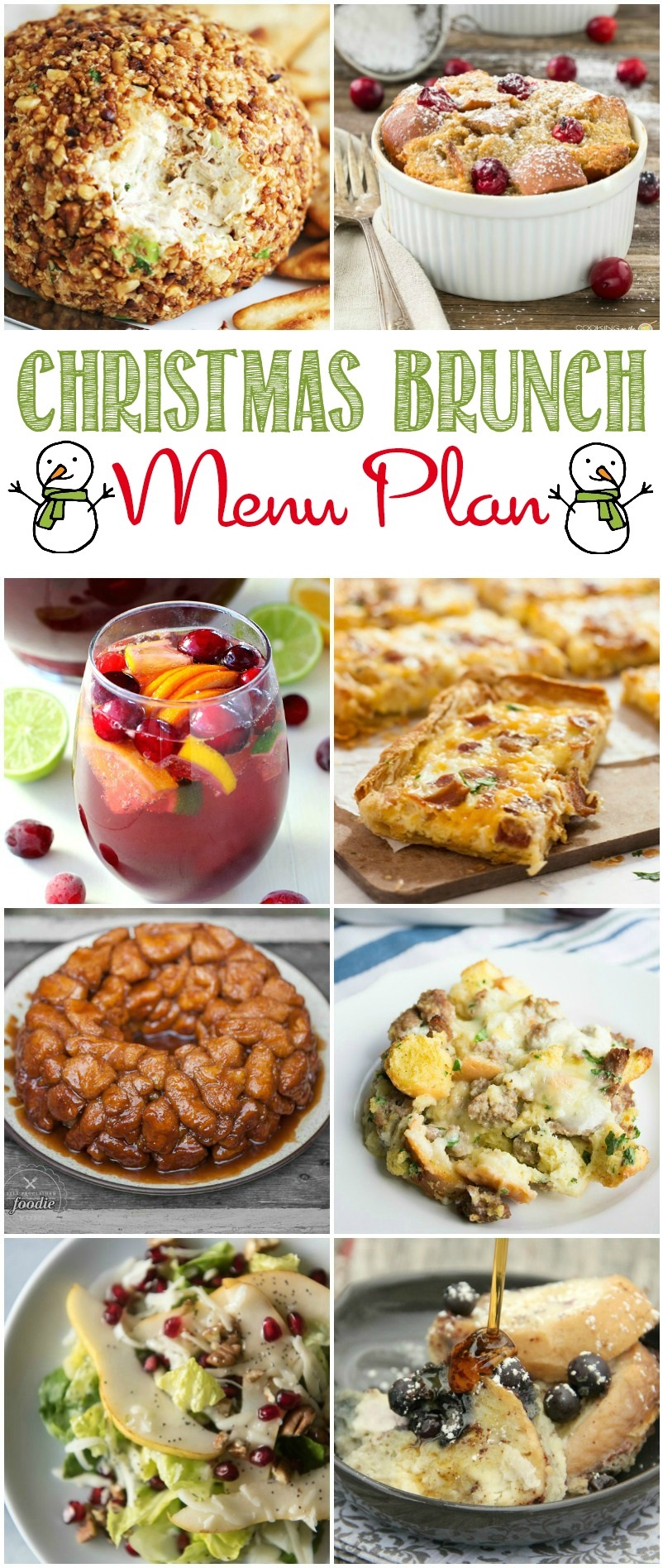 My Christmas Brunch Menu Plan will make planning for a big crowd easy and effortless!