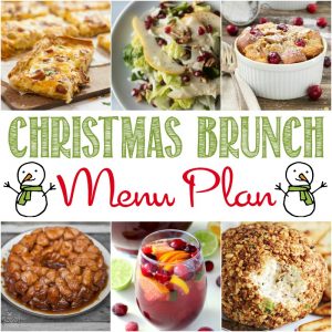 My Christmas Brunch Menu Plan will make planning for a big crowd easy and effortless!