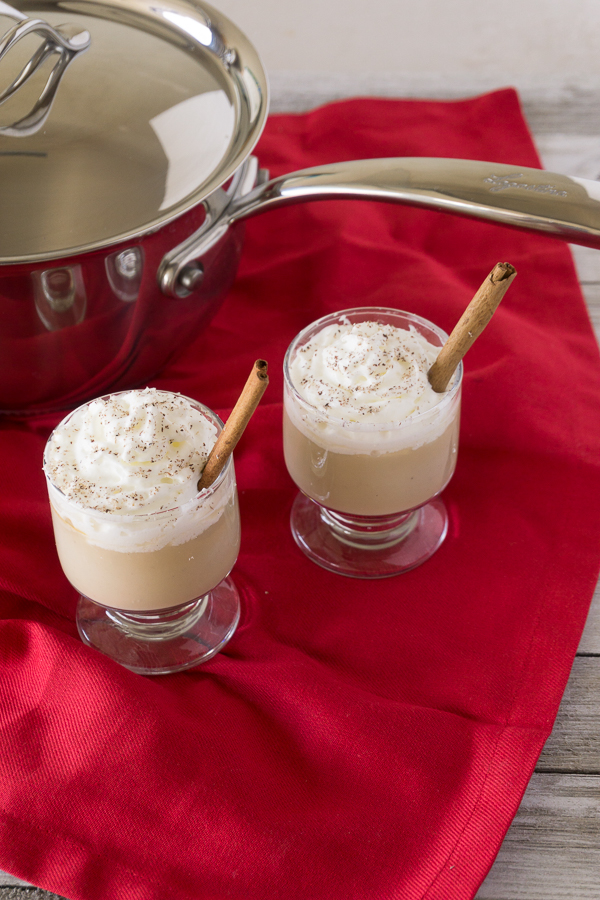 This rich Eggnog Pudding is delicious and creamy and is so easy to make.  Cuddle up with a holiday movie and bowl of this pudding for a wonderful evening.