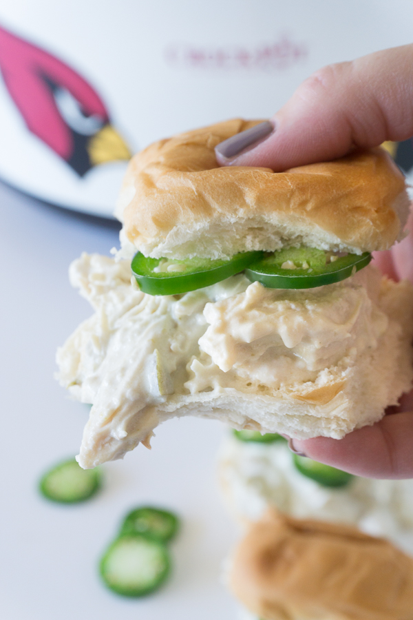 Loads of cream cheese and just the right amount of jalapeno will make these Slow Cooker Jalapeno Popper Sandwiches disappear before you know it!