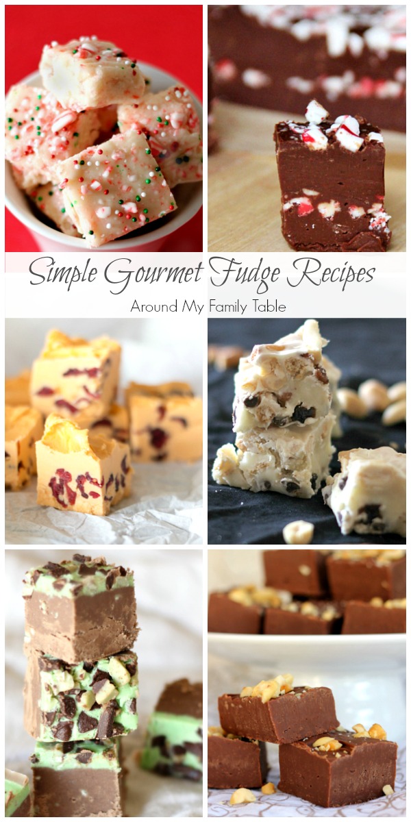 Fudge recipes are popular around Christmas, but these Simple Gourmet Fudge Recipes are perfect for ANY occasion! Gourmet fudge recipes make wonderful holiday food gifts, and every fudge lover knows that it is a great addition to any Christmas dessert platter. But fudge isn't just a holiday dessert! These simple gourmet fudge recipes are the perfect sweet treat for any occasion. #fudge #fudgerecipes #gourmetfudge