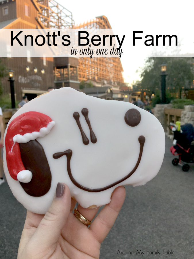 Thinking about going to Knott's Berry Farm in California? Find out how to visit Knott's Berry Farm in one day!   It's a fun change from the mouse and close enough to hit it for a day while you're in town. #knottsberryfarm #snoopy #travel #southerncalifornia