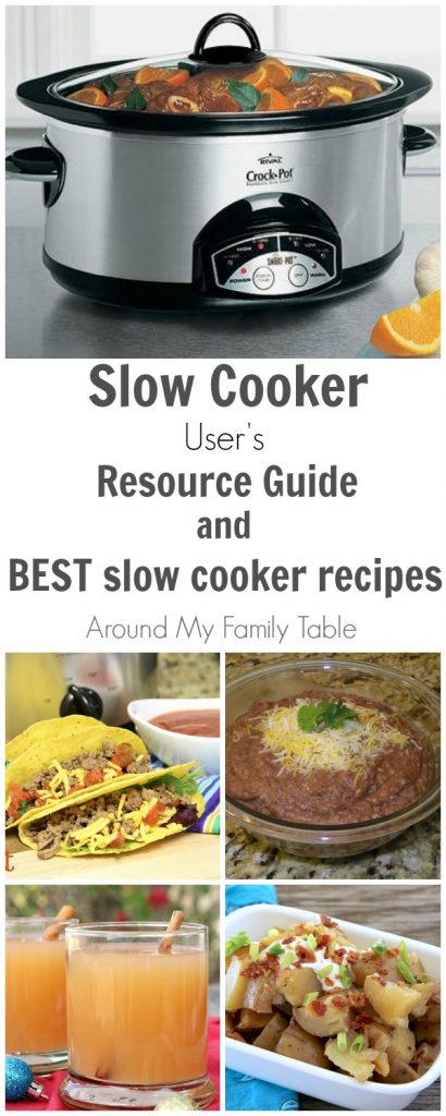 slow cooker user's resource guide collage
