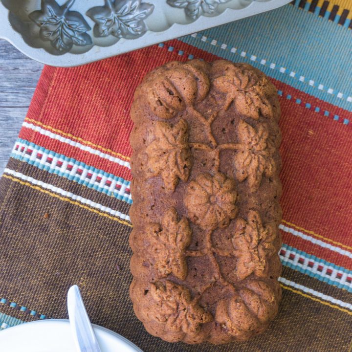 This Pumpkin Banana Bread with Chocolate Chips is moist and delicious and the perfect fall breakfast quick bread. 