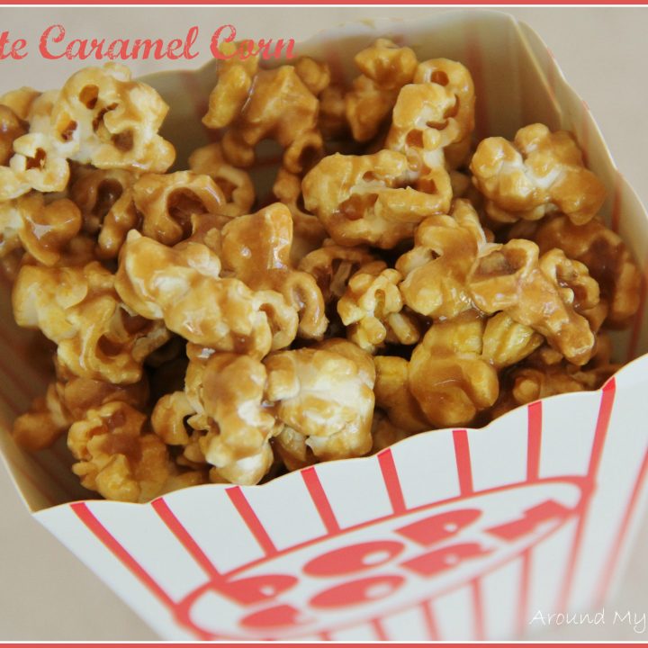 5 Minute Caramel Corn