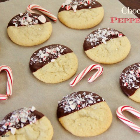 Chocolate Peppermint Cookies 