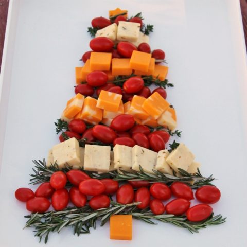 Christmas Tree Cheese Platter