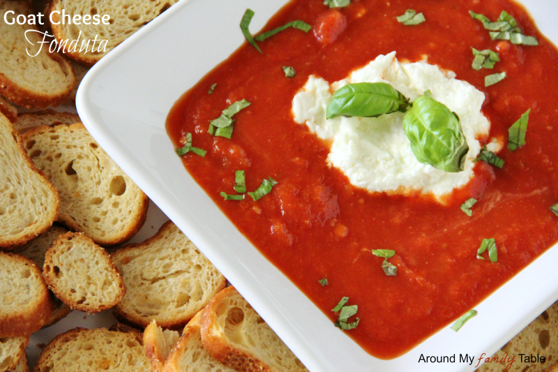 Goat Cheese Fonduta Around My Family Table