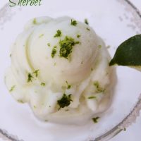 Margarita Lime Sherbet