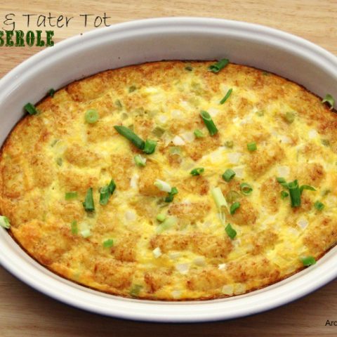 Sausage and Tater Tot Breakfast Casserole