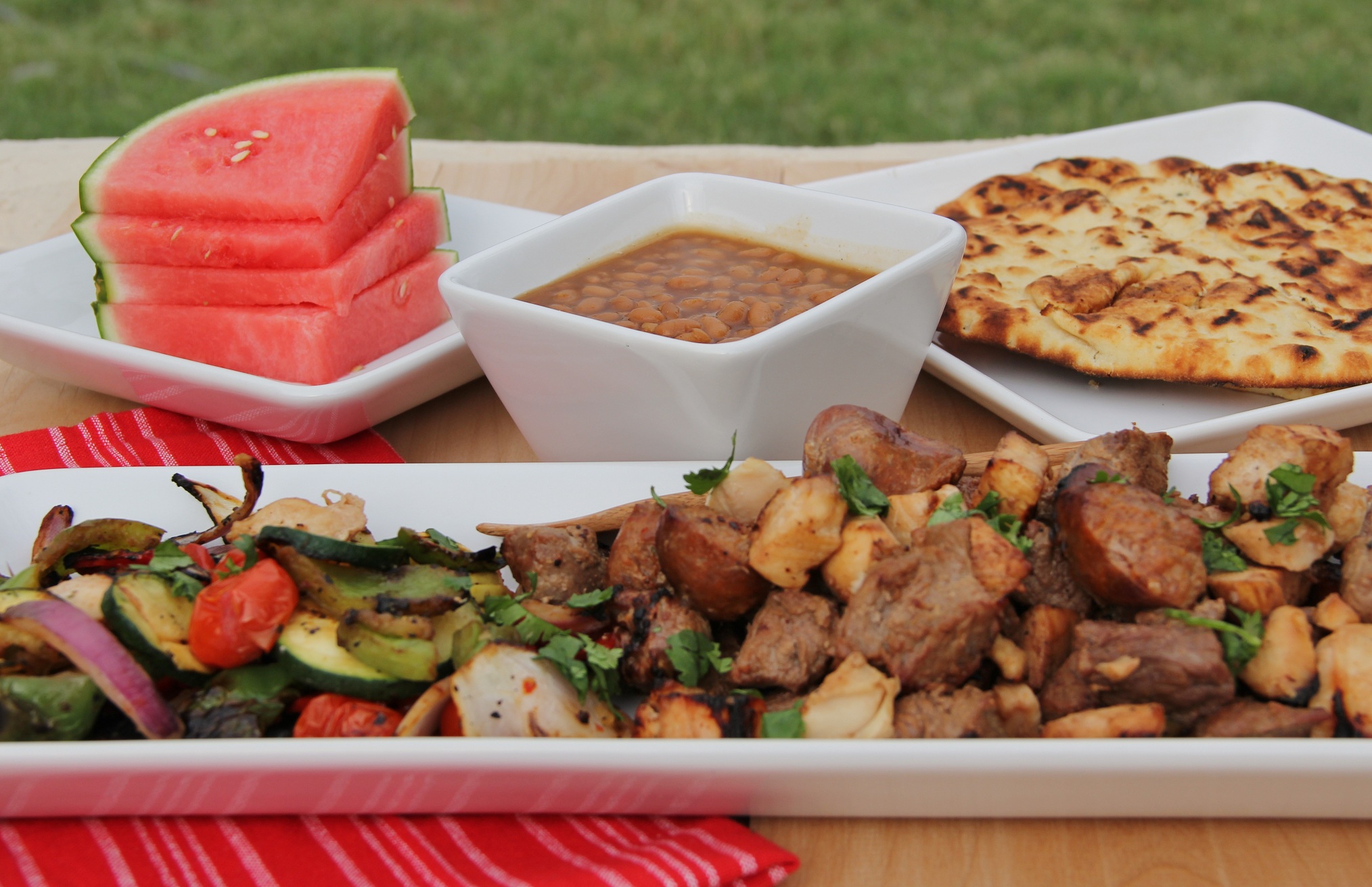 Summer Marinated Mixed Grill Around My Family Table