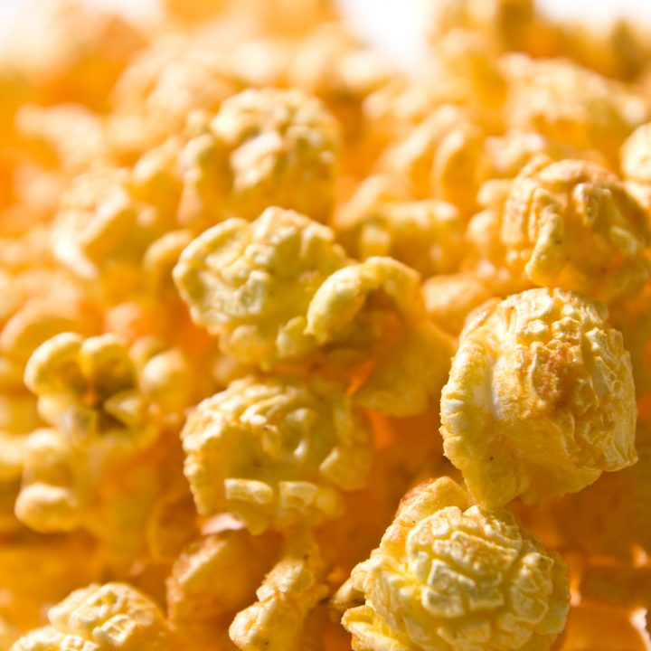 Curry Spiced Homemade Popcorn 