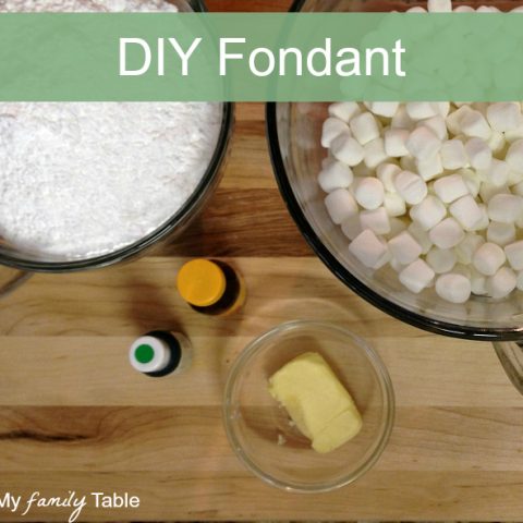 How to Make Homemade Fondant (plus a video)