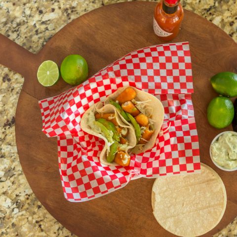 Fish Tacos with Avocado Cream Sauce #15MinuteSuppers