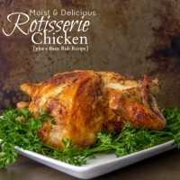 Rotisserie Chicken and a Basic Rub Recipe
