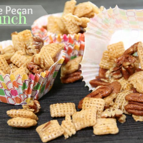 Praline Pecan Crunch Slow Cooker Snack Mix