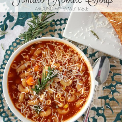 Tomato Noodle Soup