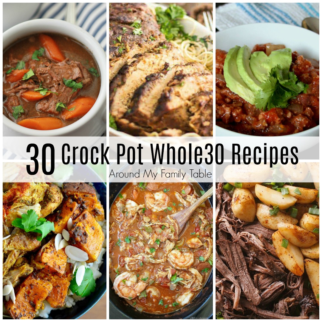 One Month of Whole30 Slow Cooker Recipes is all you need to successfully complete a round of Whole30.  Easy dinners are the best, especially while trying to lose weight or get healthy.