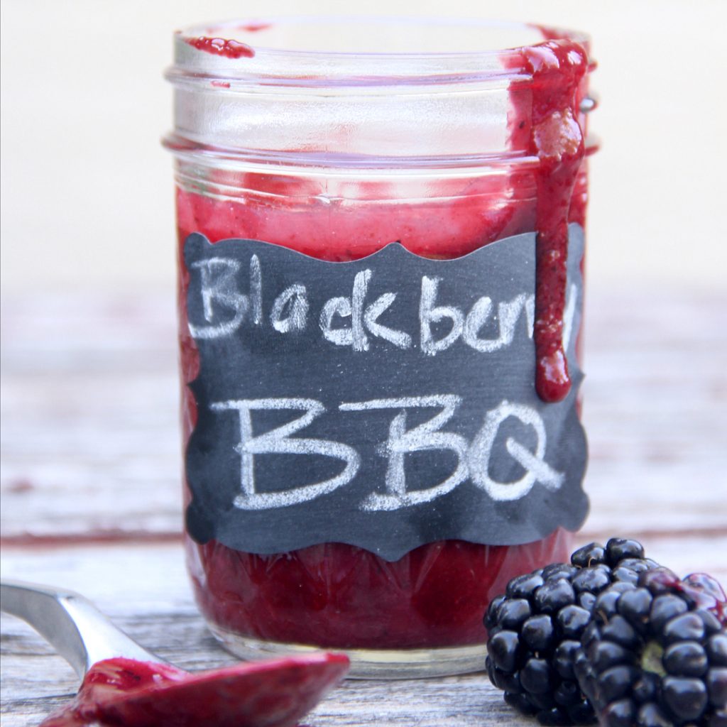 Blackberry BBQ Sauce Around My Family Table