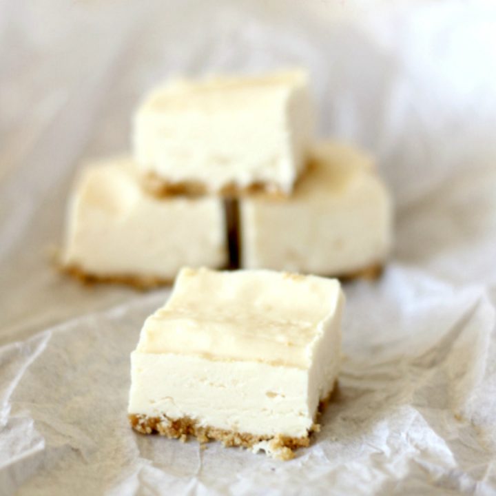 This easy 4 ingredient Cheesecake Fudge Recipe takes less than 20 minutes to throw together and tastes just like a mouthwatering cheesecake. Make it with or without the crust!