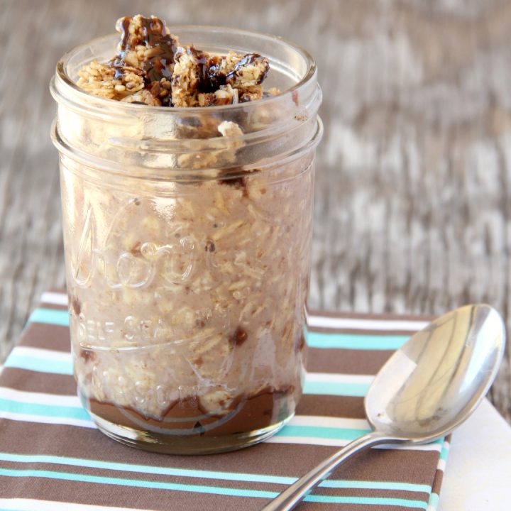 Nutella Overnight Oats