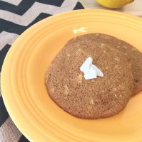 Lemon Coconut Oat Cookies