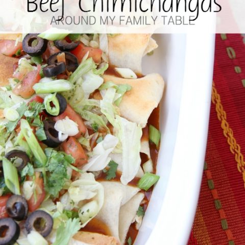 Guiltless Beef Chimichangas