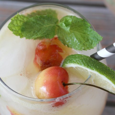 Cherry Mint Mocktail