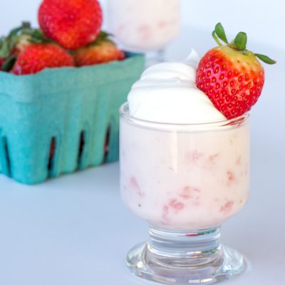 Easy Homemade Strawberry Pudding